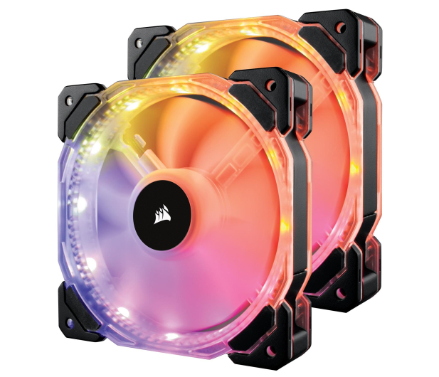 Corsair HD140 RGB LED 2x140mm + kontroler - 366551 - zdjęcie